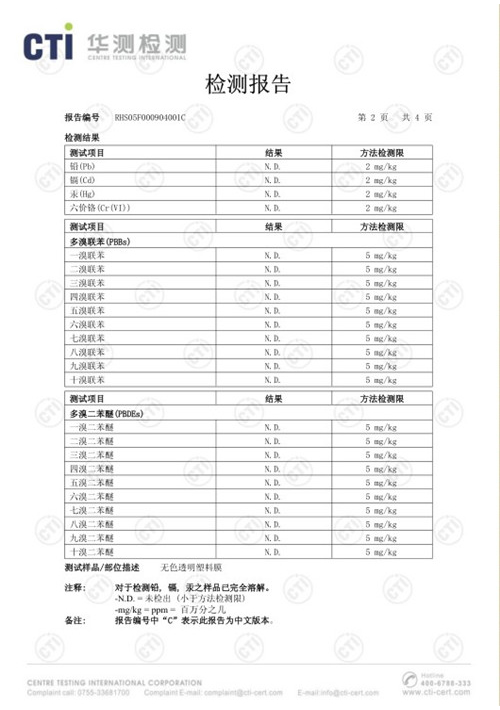 检测报告